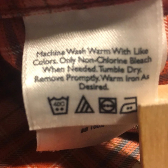 Eddie Bauer Men’s Button Front Long Sleeve Outdoors Plaid Shirt | Size Medium - Picture 6 of 7